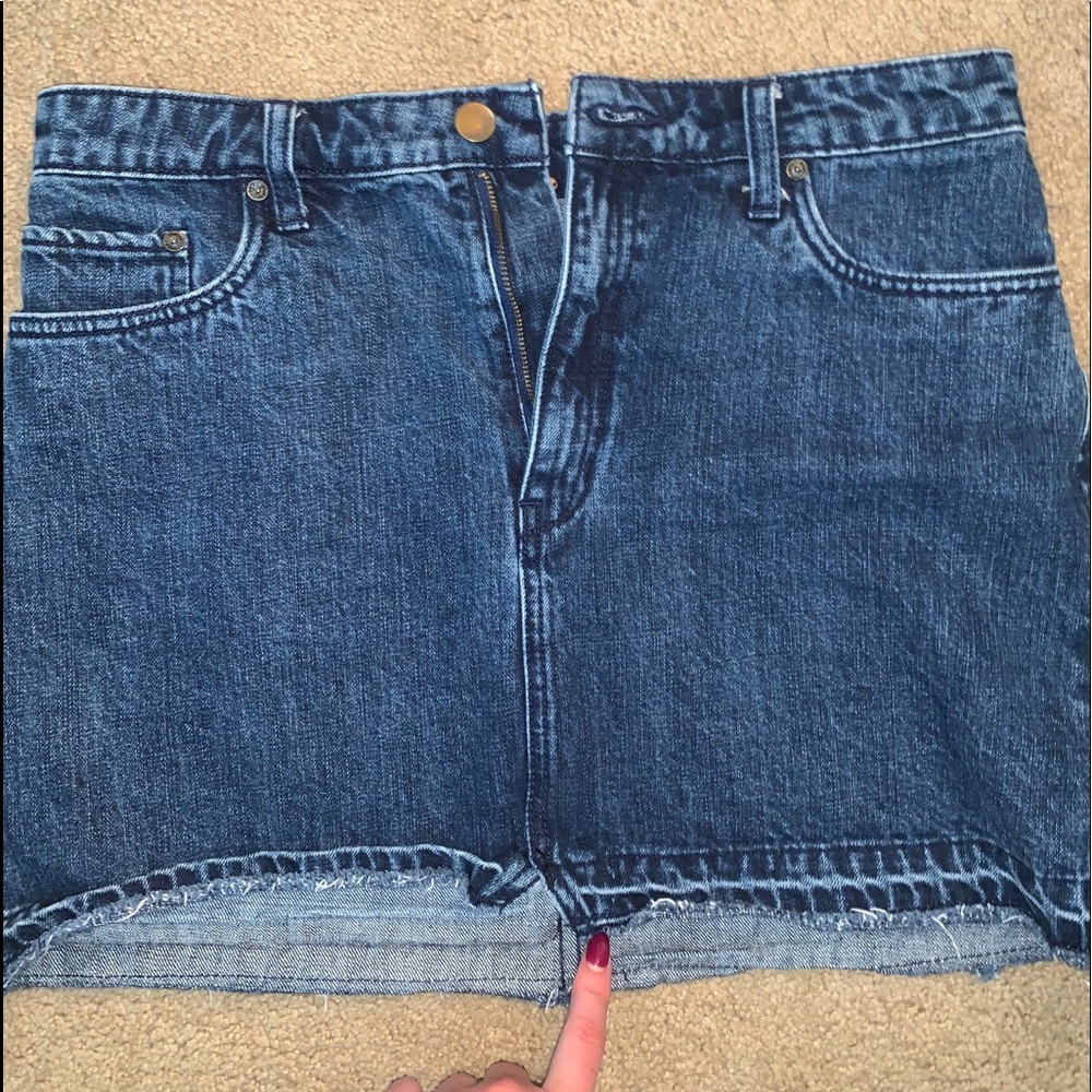 Free People Jean Skirt!